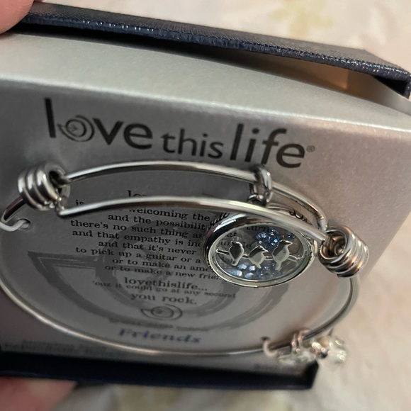 Love this life stainless steel expandable bracelet nwt in box - Picture 4 of 6